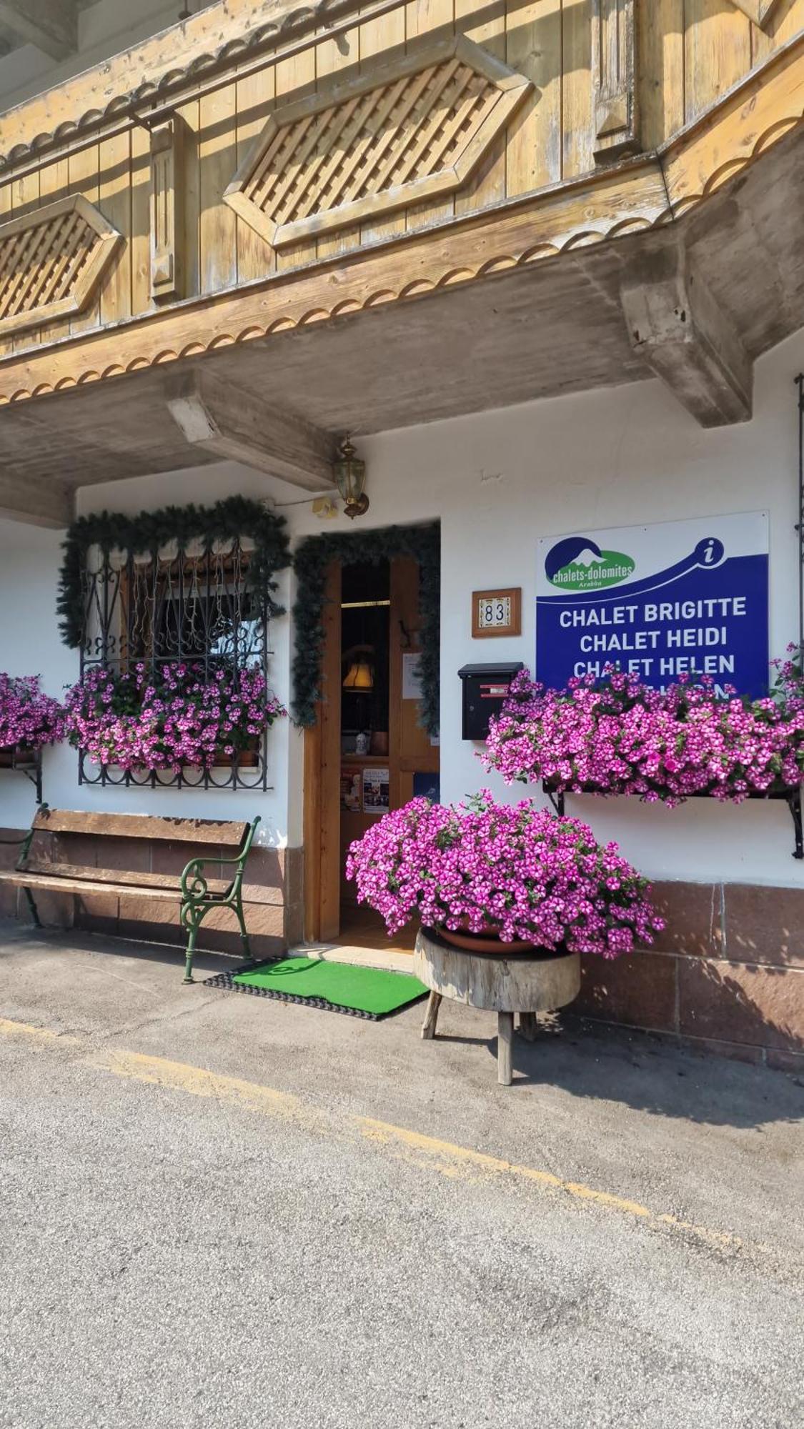 Chalet Brigitte B&B Arabba Exterior foto